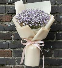 Букет цветов из:  Гипсофила в Романовской