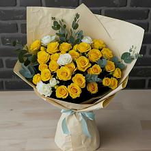 Букет цветов из:  Розы #REPLACE_PRED# Романовской