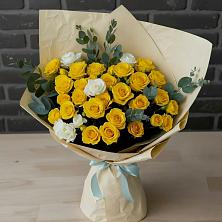 Букет цветов из:  Розы в Романовской