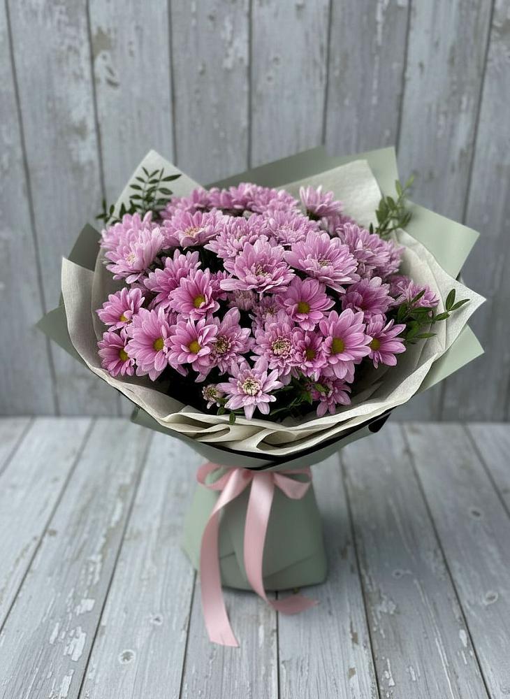 Букет цветов из: Хризантемы в Романовской