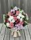 Букет цветов из: Альстромерии, Гвоздики, Розы и Хризантемы в Романовской
