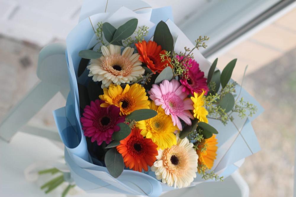 Букет цветов из: Герберы в Романовской