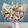 Букет цветов из: Альстромерии и Розы в Романовской