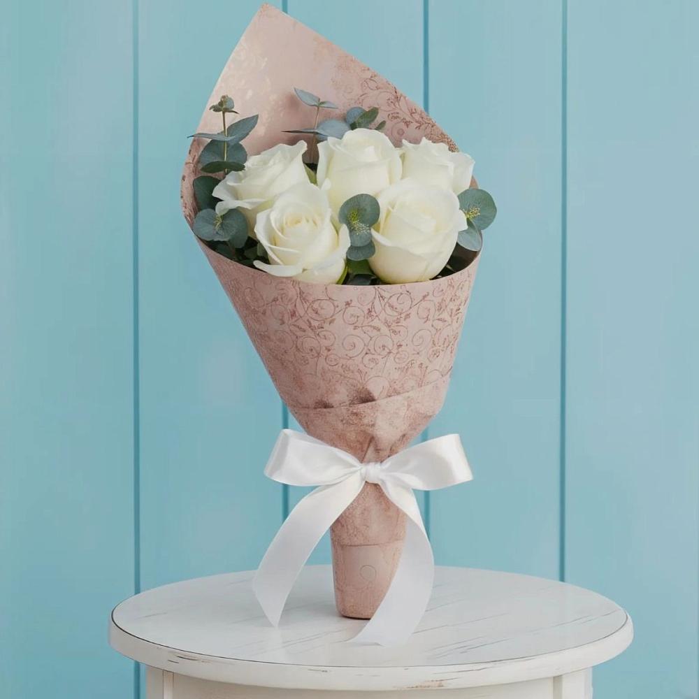 Букет цветов из: Розы в Романовской