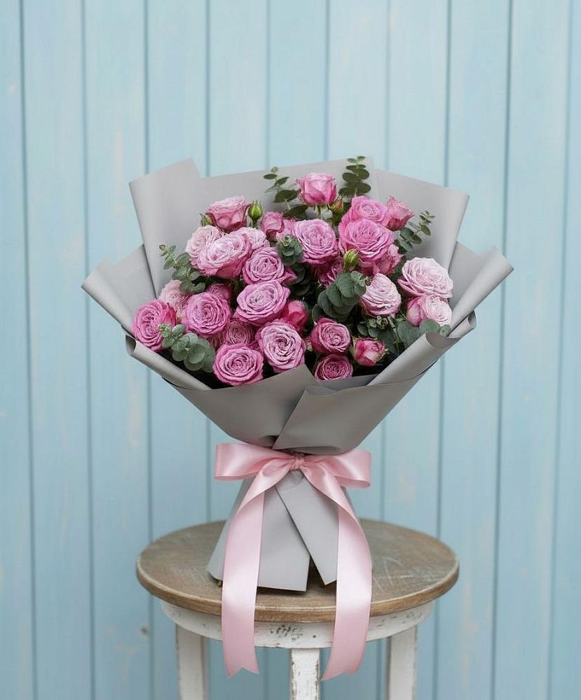 Букет цветов из: Розы в Романовской