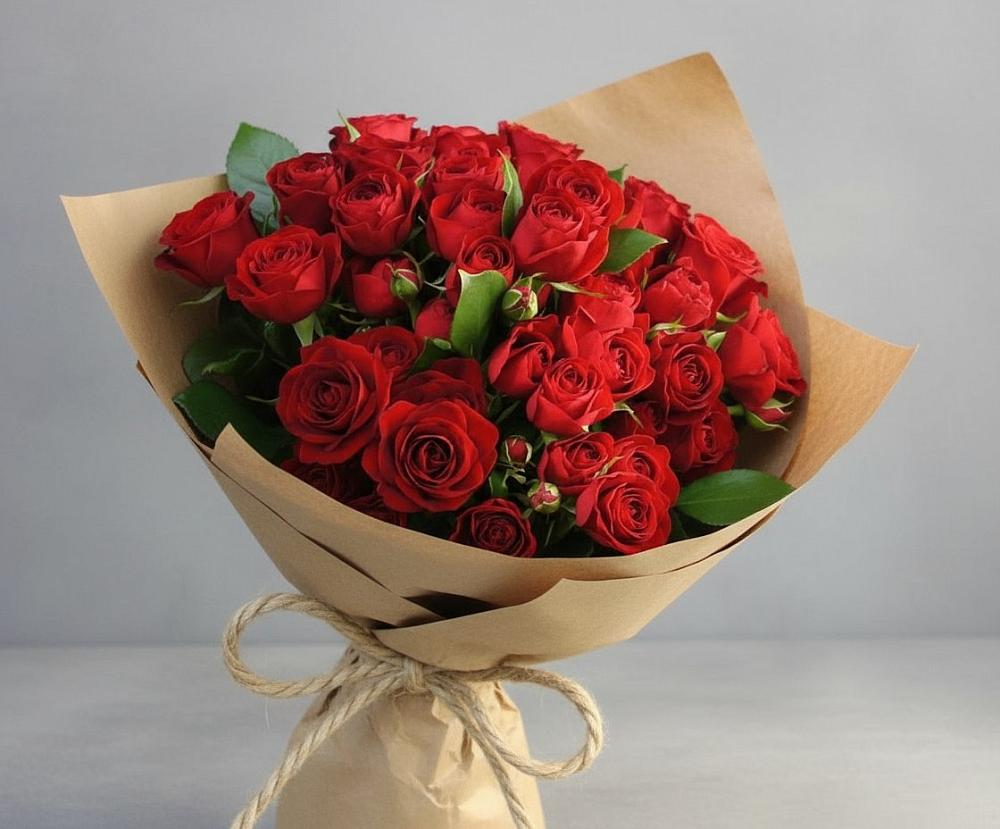 Букет Любовный роман в Романовской