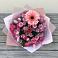 Букет цветов из: Розы, Герберы и Хризантемы в Романовской