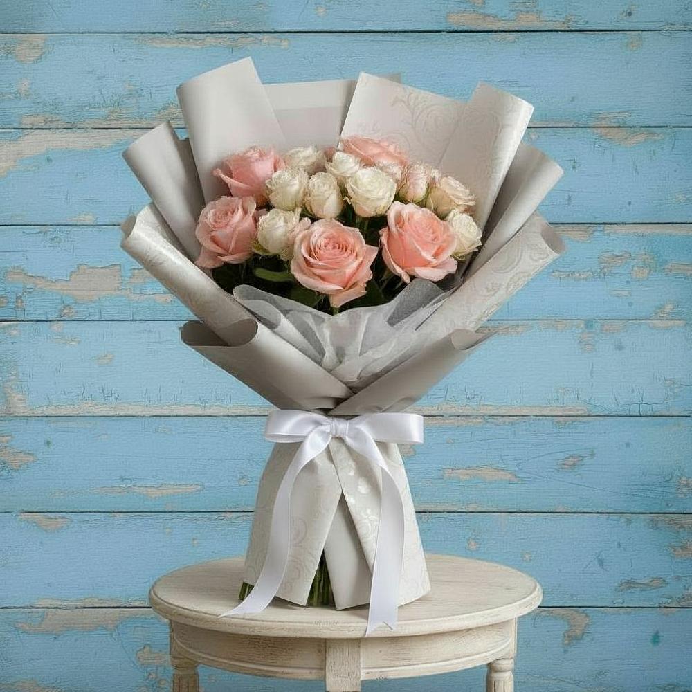 Букет цветов из: Розы в Романовской