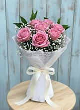 Букет цветов из:  Розы в Романовской