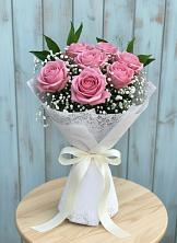 Букет цветов из:  Розы в Романовской