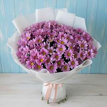 Букет цветов из:  Хризантемы в Романовской