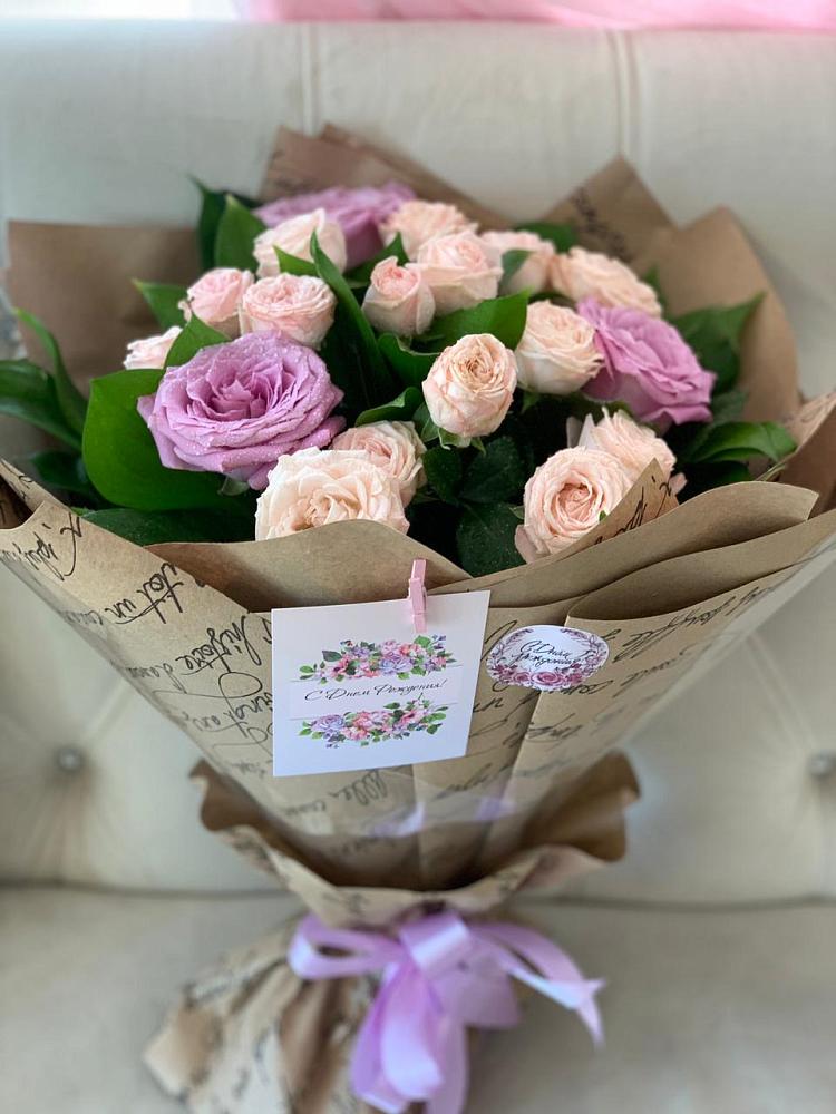 Букет цветов из: Розы в Романовской