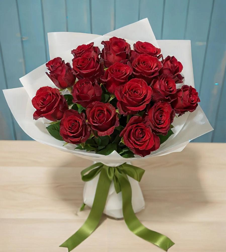 Букет Красные розы в Романовской
