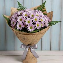 Букет цветов из:  Хризантемы в Романовской
