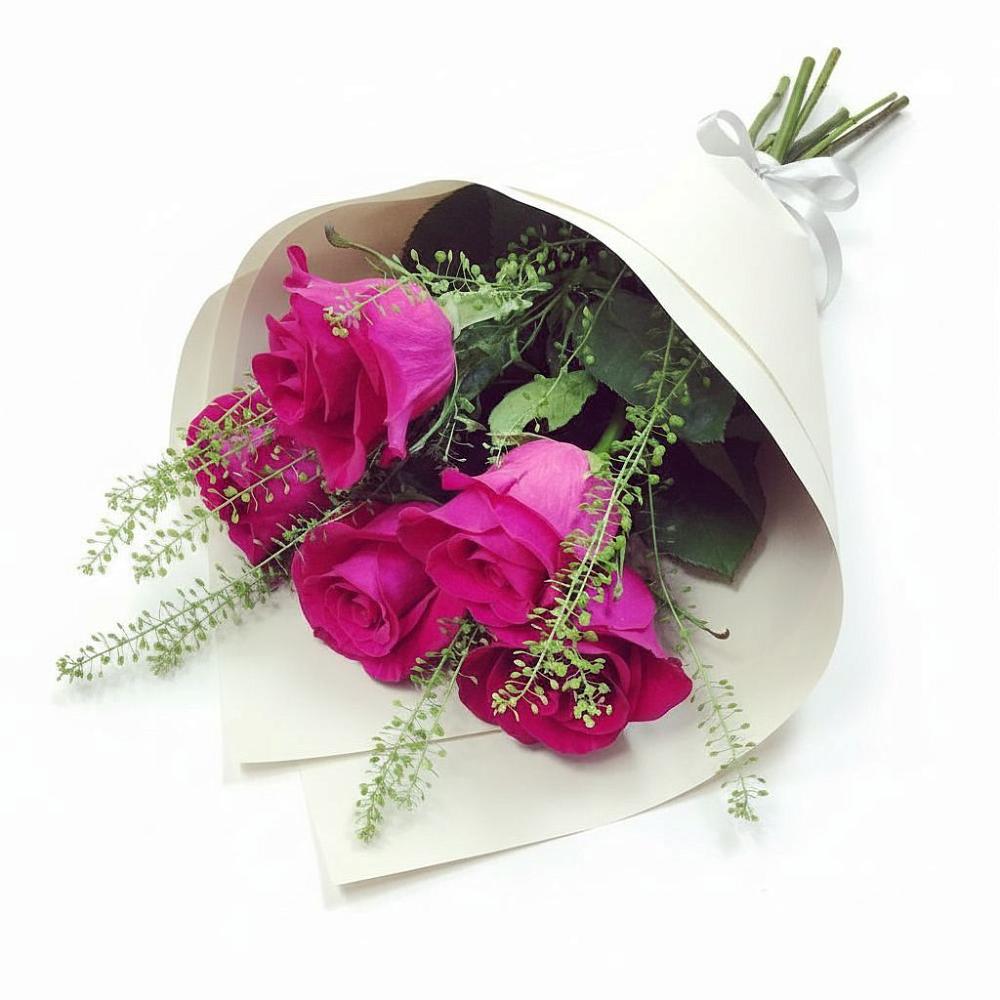 Букет цветов из: Розы в Романовской