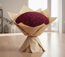 Букет 101 Красная роза в Романовской