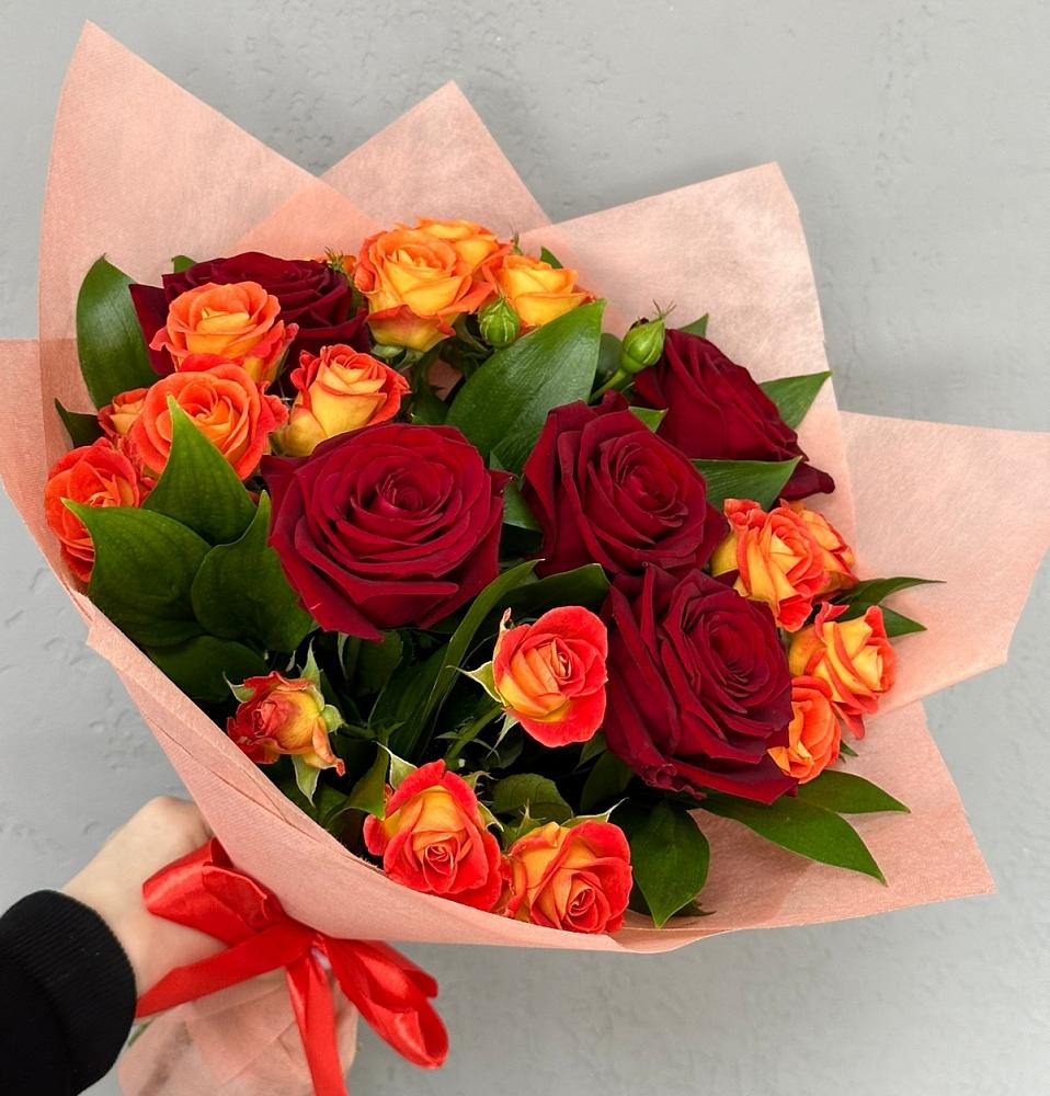 Букет Любовь и восторг в Романовской