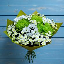 Букет цветов из:  Хризантемы в Романовской