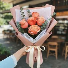 Букет цветов из:  Розы #REPLACE_PRED# Романовской