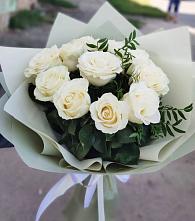 Букет Белые розы Проуд #REPLACE_PRED# Романовской