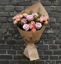 Букет цветов из:  Розы в Романовской