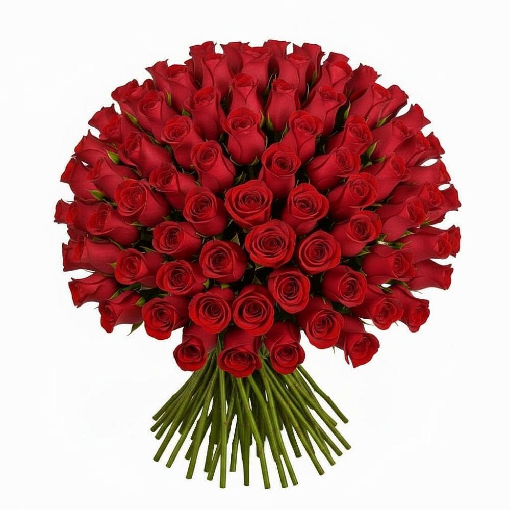 Букет Красные розы Чери Лав в Романовской