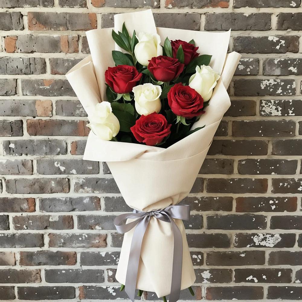 Букет цветов из: Розы в Романовской