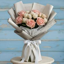 Букет цветов из:  Розы в Романовской