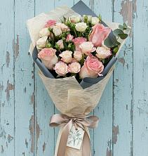 Букет цветов из:  Розы в Романовской