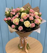 Букет цветов из:  Розы #REPLACE_PRED# Романовской