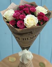 Букет цветов из:  Розы #REPLACE_PRED# Романовской