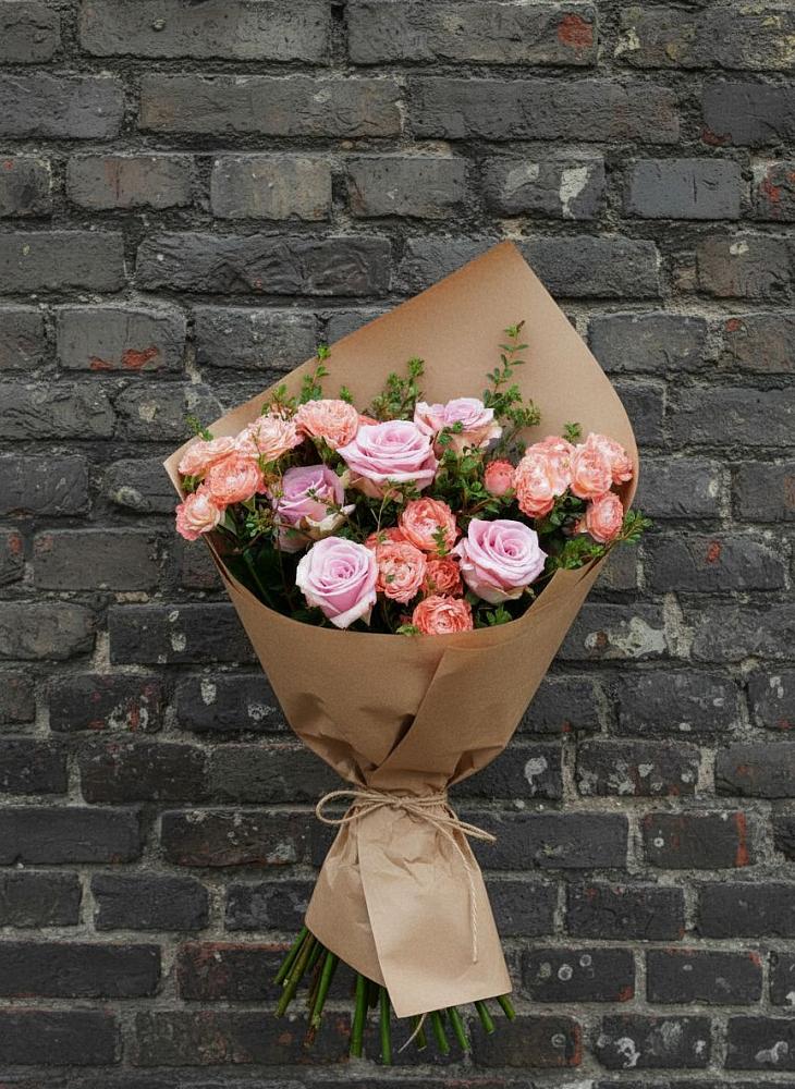 Букет цветов из: Розы в Романовской