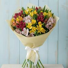 Букет цветов из:  Альстромерии #REPLACE_PRED# Романовской