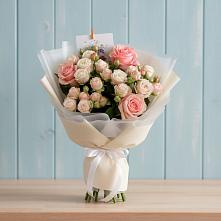 Букет цветов из:  Розы #REPLACE_PRED# Романовской