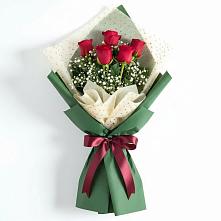 Букет цветов из:  Розы в Романовской