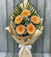 Букет цветов из:  Герберы в Романовской