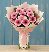 Букет цветов из:  Герберы #REPLACE_PRED# Романовской