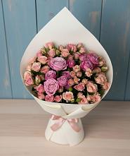 Букет цветов из:  Розы #REPLACE_PRED# Романовской